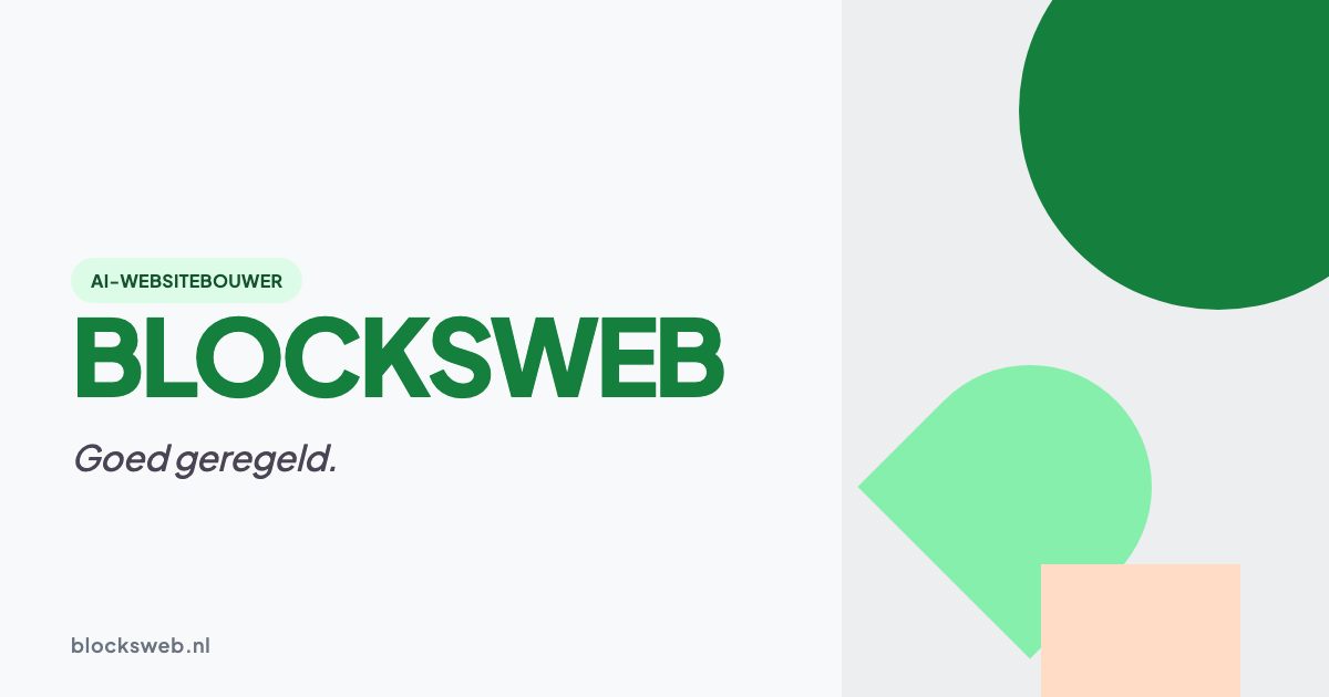 Ondernemer die zijn website met Blocksweb bespreekt